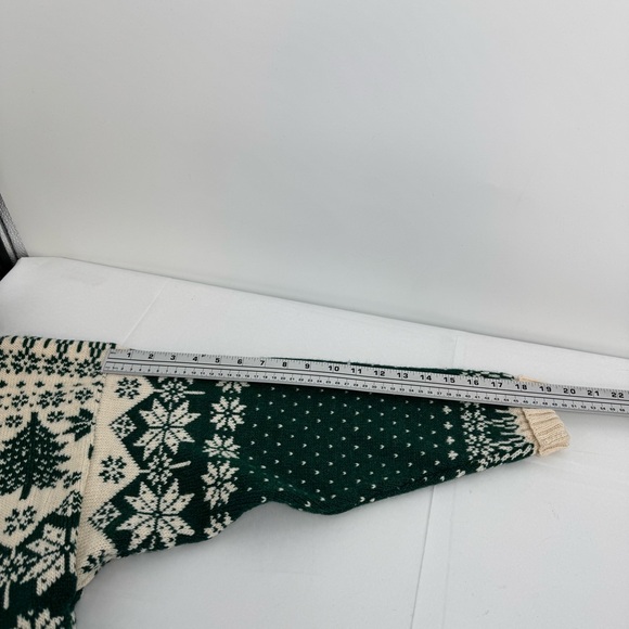 Vintage Deer Hill Knitters Cardigan Size L Nordic Fair Isle Scandinavian Moose - Picture 9 of 11